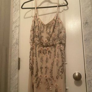Adrianna Papell beaded cocktail dress